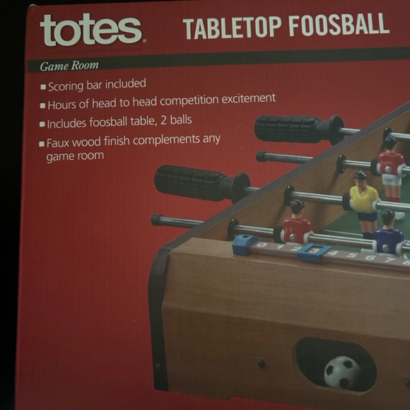 Totes Tabletop Foosball. NWT - Picture 7 of 7